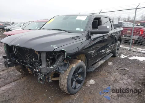 2019 Ram 1500 Big Horn/Lone Star 4X4 5'7 Box из США, поврежденный, VIN 1C6SRFFT3KN652109
